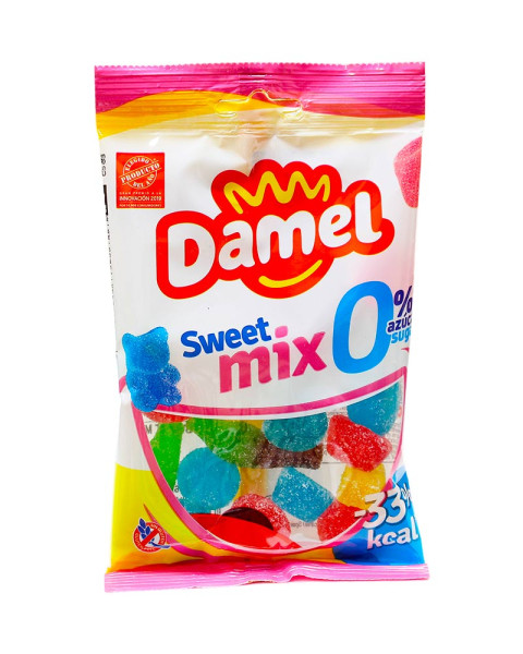 Желейные конфеты без сахара Damel Sweet Mix 0% Sugar Сладкий микс, 90 г ...