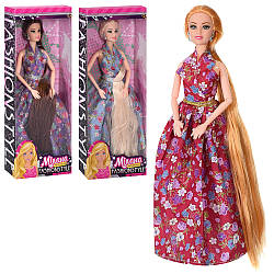 Лялька дитяча Мілана шарнірна з довгим волоссям модниця M 5607 UA, зріст 29 см, 3 різновиди