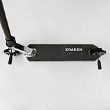 Самокат трюковий Best Scooter Kraken HIC + Пегі 2 шт Срібний, фото 10