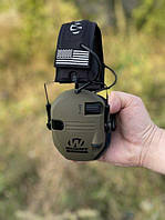 Тактические наушники для защиты слуха во время стрельбы Razor, баллистические стрелковые военные шумодав, SP7