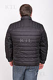 Легка чоловіча демісезонна куртка — жакет KTL T_101 чорний 46, фото 7