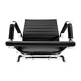 Крісло Балі ЦФ на полоз`ях – комплектація СF Хром – чорний шкірзамінник, фото 7