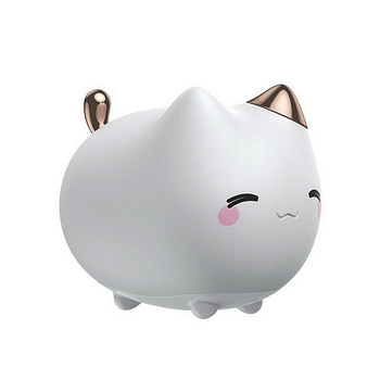 Нічний світильник Baseus Cute Kitty series силікон білий (DGAM-B02)