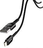 USB кабель Aspor A123 Type-C 2.1A/1.2м- чорний, фото 3
