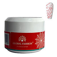 Гель - павутинка Global Fashion по 5 г, червона