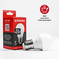 Светодиодная LED лампа ETRON 4W G45 4200K 220V E27 дневной свет