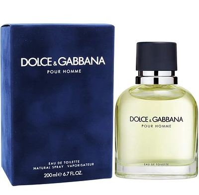 Чоловіча туалетна вода парфуми Dolce Gabbana Дольче Габбана Pour Homme 200 мл, чоловічий осінній фужерний аромат