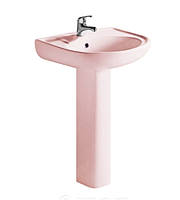 Комплект раковина + ножка RAK Ceramics Cynthia Wash Basin (57 см) Розовый