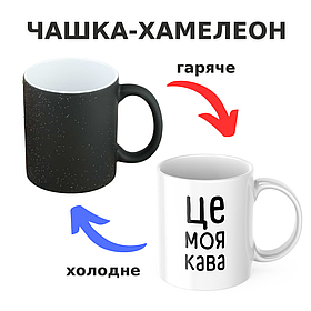 Чашка-хамелеон з принтом 330 мл Це моя кава