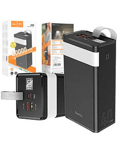 Зовнішній акумулятор Повербанк, зарядний пристрій Power Bank на 40000 мАг HOCO J86, швидка зарядка PD20W+QC3.0 22.5W