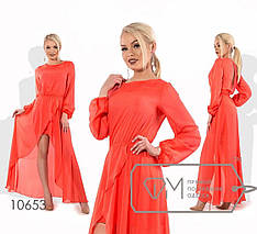 Весняний стильний шифон довгі рукави міні розміри норма, фото 3