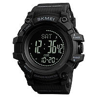 Cпортивные часы Skmei 1356 Compass с компасом тактические ударопрочные (Черный)