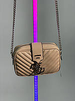 Женская сумка клатч Guess Penelope Beige (бежевая) KIS17048 красивая стильная модная вместительная для девушки