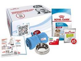 Royal Canin Medium Puppy 1кг + набір для цуценят собак середніх порід