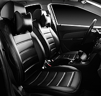 Чехлы на сиденья Хонда СРВ 3 (Honda CR-V 3) модельные НЕО Х экокожа