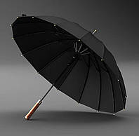 Мужской зонтик тростник полуавтомат Olycat 16 спиц купол 112 см Люксовое качество