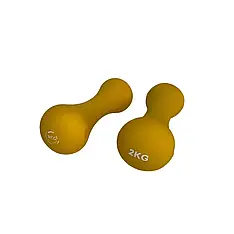 Гантелі неопронові для фітнесу 2 по 2 кг Гантелі, гирі, штанги та диски