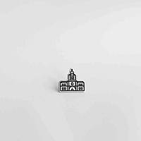 Значок Флоровский Монастырь Dobroznak Достопримечательности Киева с никелевым покрытием