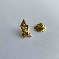 Значок из металла для одежды Dobroznak "Козак" в золотистом цвете (4440)
