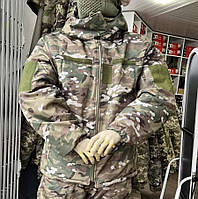 Тактическая зимняя мужская куртка Бушлат (Камуфляж пиксель) XXL