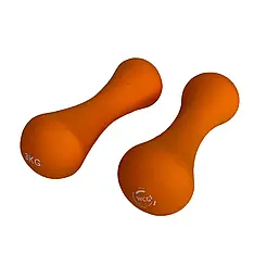 Гантелі неопронові для фітнесу 2 по 3 кг Гантелі, гирі, штанги та диски