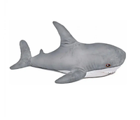 Большая мягкая игрушка акула Икеа Серая 140 см, Игрушка подушка Акула, Детская игрушка обнимашка