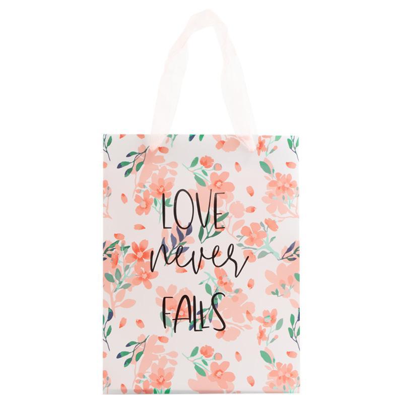 Пакет пластиковий подарунковий 32х27см, Peachy Mood 01, фото 1