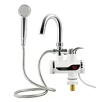 Кран-водонагрівач з душем нижнє підключення Instant electric heating water Faucet FT-001, Проточний бойлер | FT001