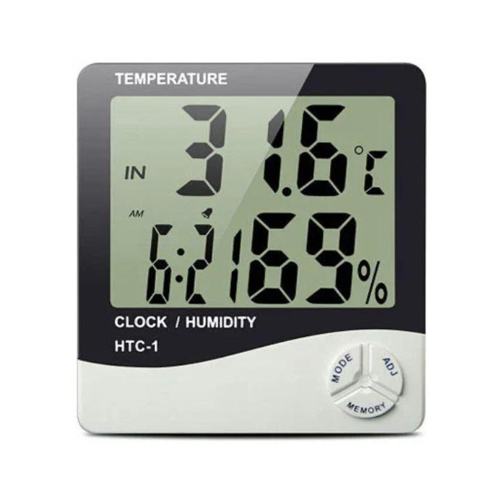 Электронный комнатный термометр HTC-1 для измерения температуры и влажности в помещении, гигрометр | HTC1 - фото 9 - id-p1892744367