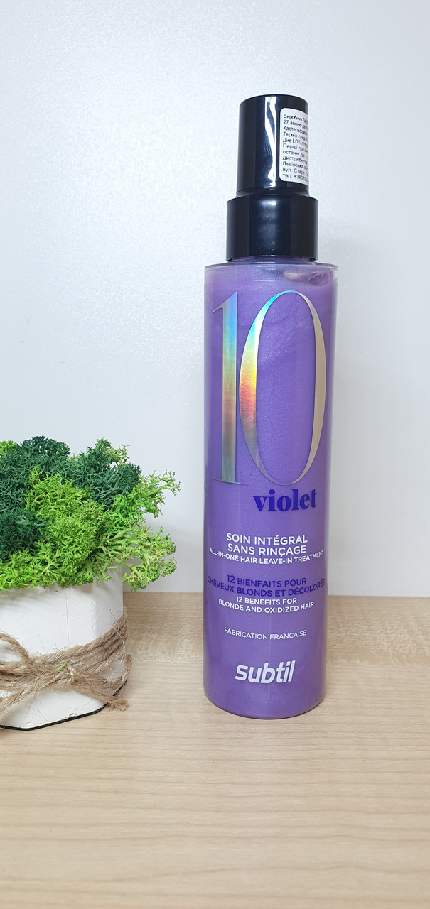 Комплексний догляд світлого волосся спрей - маска 10 в 1 Soin Integral Violet Ducastel Subtil, 150 мл