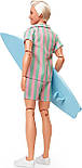 Барбі Кен блондин із дошкою для серфінгу Barbie The Movie Ken Doll HPJ97, фото 5