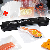 Вакууматор для харчових продуктів 90 Вт, Vacuum Sealer / Кухонний вакуумний пакувальник для їжі