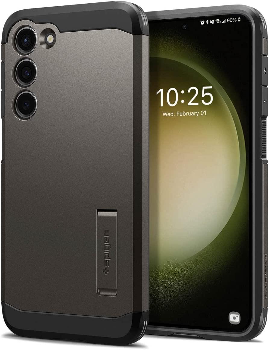 Чохол Spigen для Samsung Galaxy S23 - Tough Armor, Gunmetal (ACS05719)