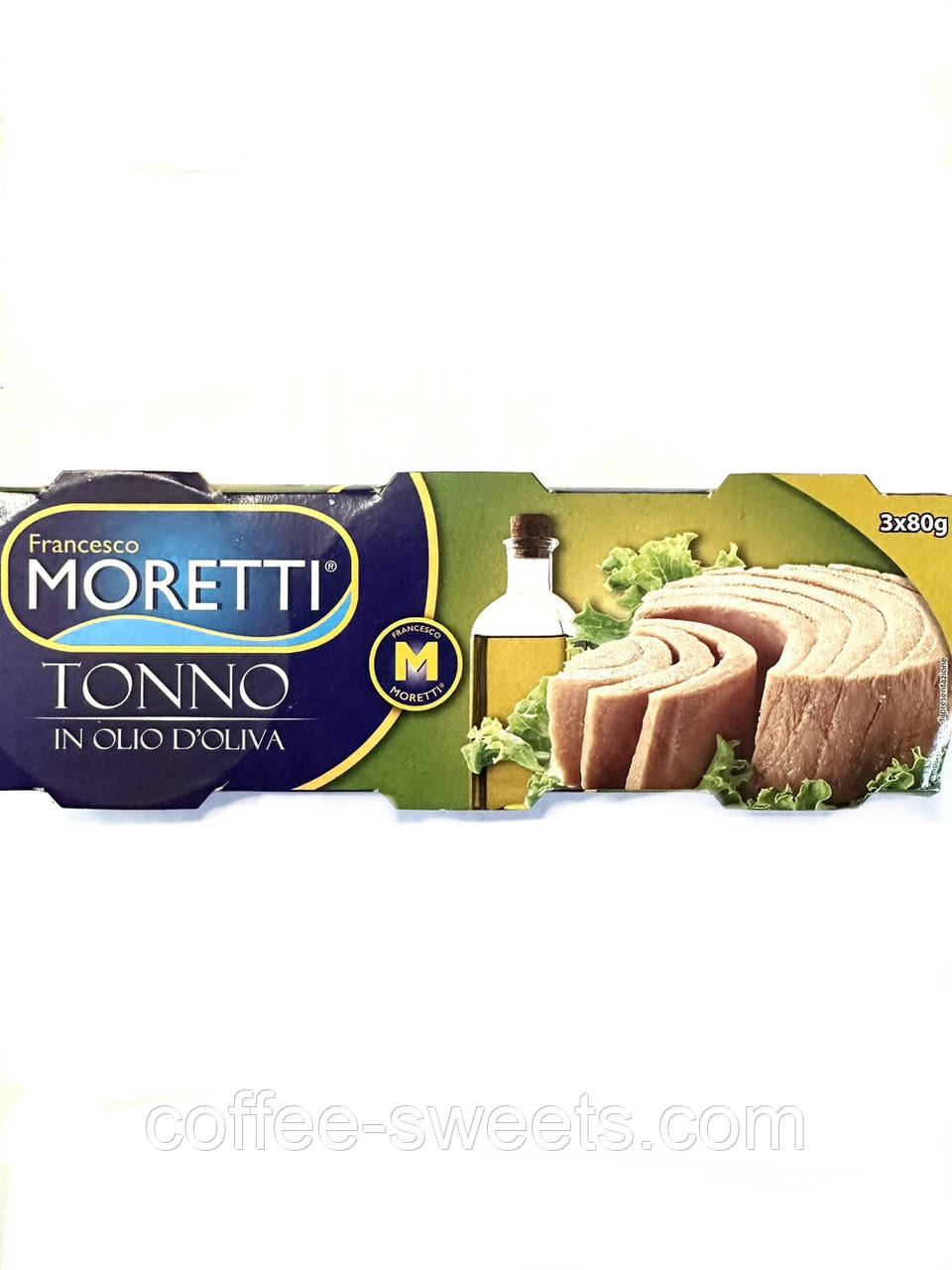 Тунець консервований в оливковій олії Francesco Moretti 80 г Італія
