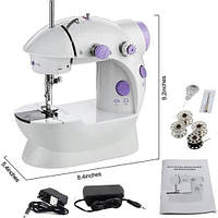 Швейная мини машинка 4 в 1 Mini Sewing Machine SM201, Портативная настольная швейная машинка, Швейная машинка