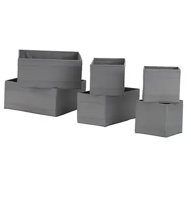 Набір коробок SKUBB 6 шт. IKEA 403.999.98