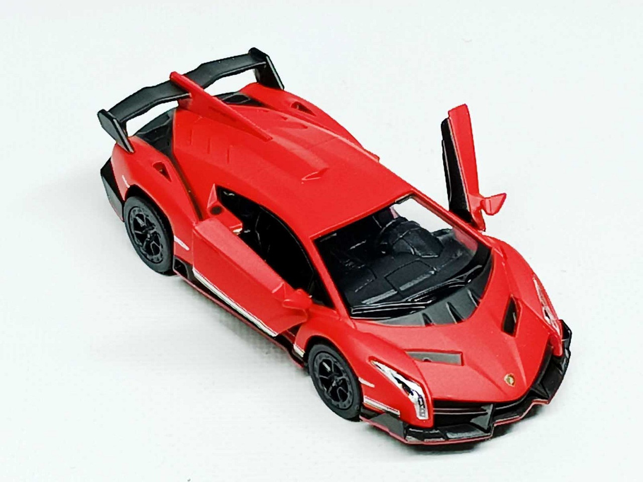 Машинка Kinsmart "Lamborghini matte series" червона kt5370w-1