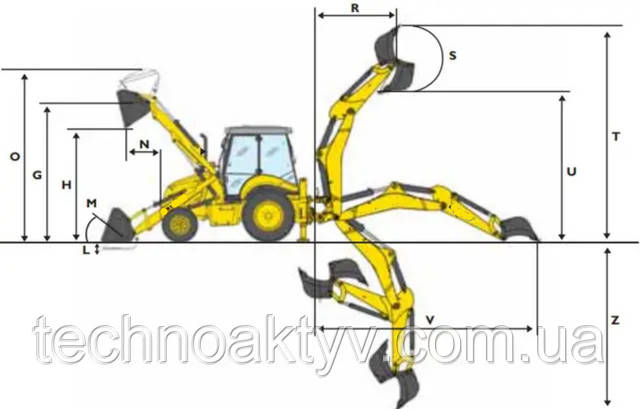 Спецификация экскаваторов-погрузчиков New Holland Спецификация экскаваторов-погрузчиков New Holland