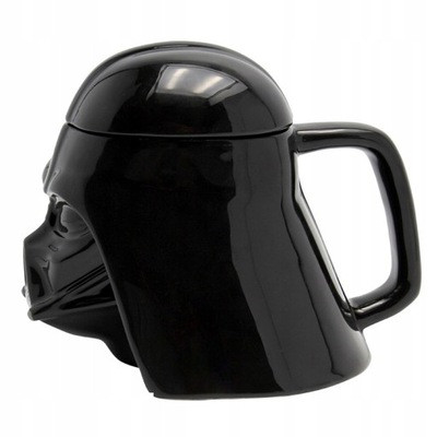 Чашка Келих Гуртка Пластикова Star Wars 3D Plastic Дарт Вейдер (Чорна)