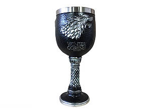 Келих для Вина Гуртка Чашка Череп Гра Престолів Game Of Thrones Winter is Coming Stark Старк Готика Подарунок