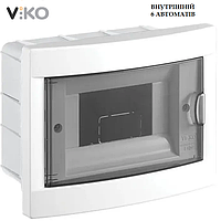 Щит распределительный Viko на 6 автоматов внутренний