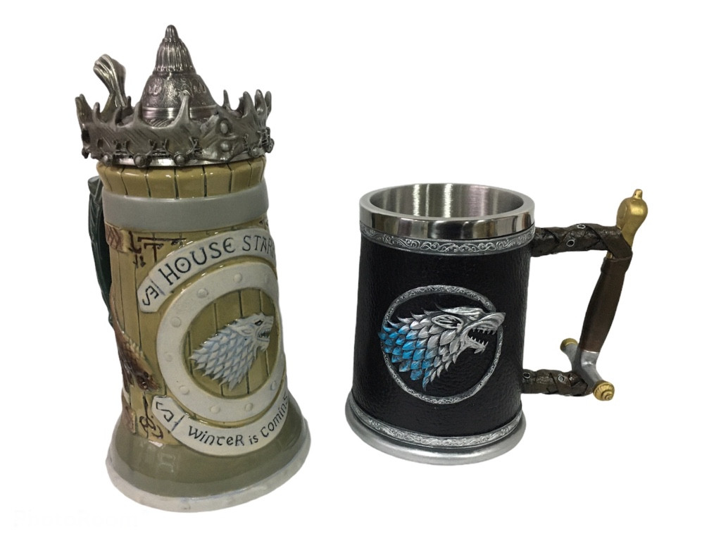 Набір кухлів - Будинок Старків та Winter Coming сувенірний набір, фото 1