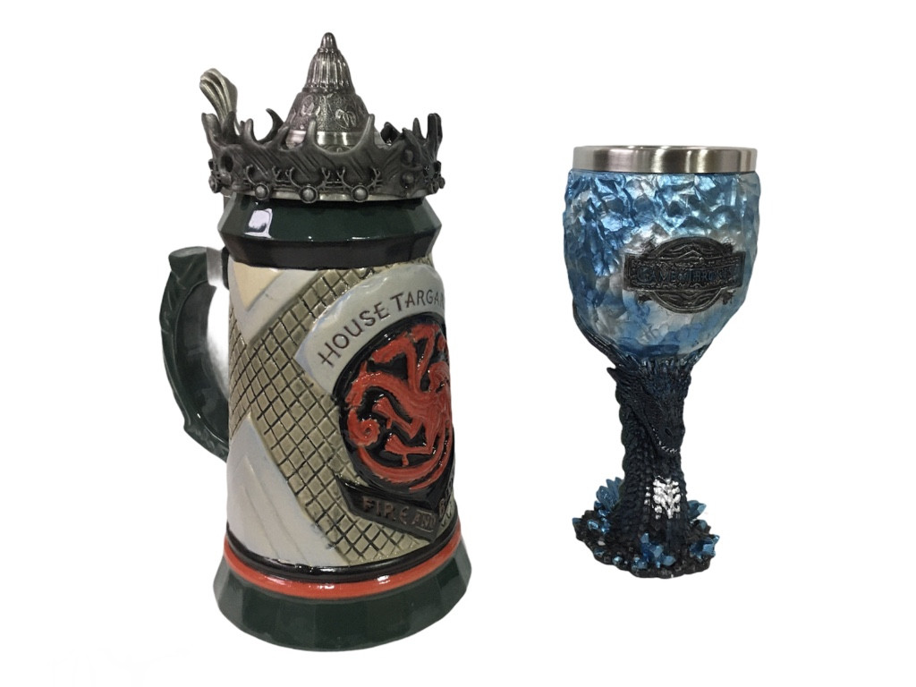 Подарунковий набір Гуртка Game Of Thrones House Targaryen Fire And Blood Гра Престолів і Келих
