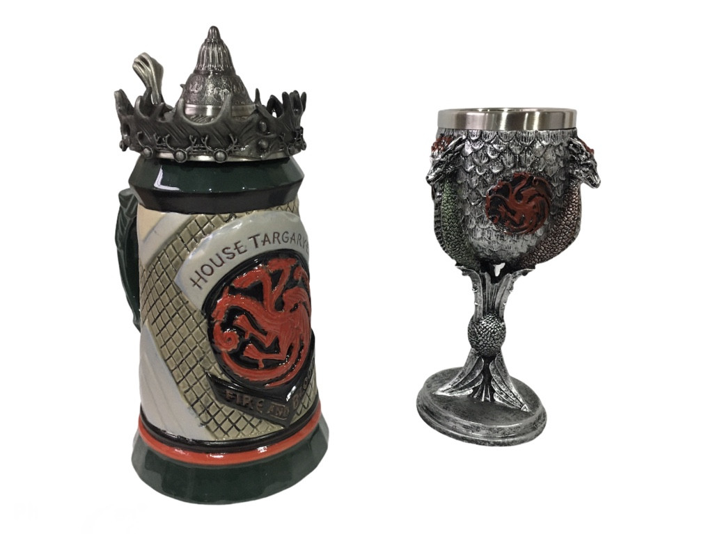 Подарунковий набір Гуртка Game Of Thrones House Targaryen Fire And Blood Гра Престолів і Fire And Blood Кубок