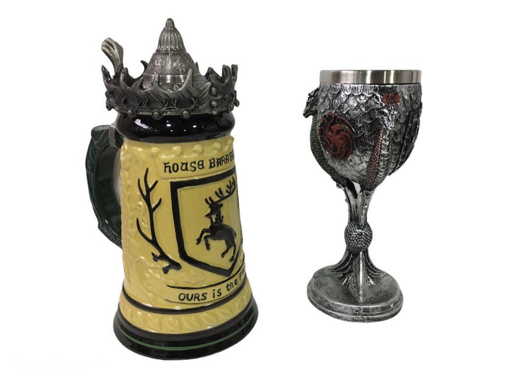 Набір Гуртка Game Of Thrones House Герб Баратеонов Гра Престолів Баратеони і Кубок Fire And Blood