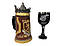 Подарунковий Набір Гуртка Game Of Thrones House Lannister Stein Гра Престолів Будинок Ланністеров і Будинок Старков, фото 3