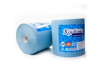 Рушник паперовий КОХАВИНКА ПРОМИСЛОВИЙ 220 відривів, 300 м/рулон
