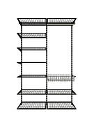 Гардеробна система набір BLACK Edition ТМ "KOLCHUGA" (Кольчуга) (1200-20-041)