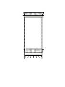 Гардеробна система набір BLACK Edition ТМ "KOLCHUGA" (Кольчуга) (600-15-057)