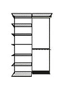 Гардеробна система набір BLACK Edition ТМ "KOLCHUGA" (Кольчуга) (1200-20-059)